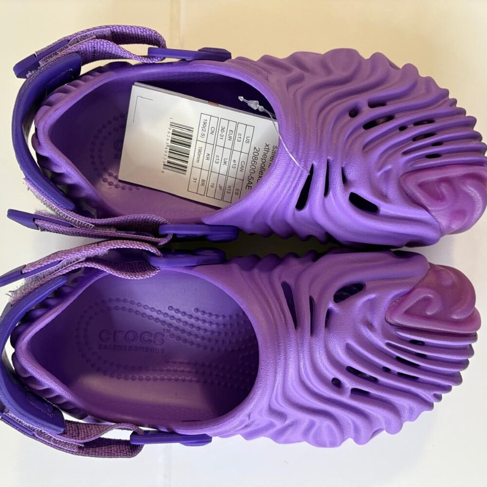 New CROCS Salehe Bembury Pollex Clog Sandal Comfy Waterproof Shoes Boys & Girls - Picture 13 of 16